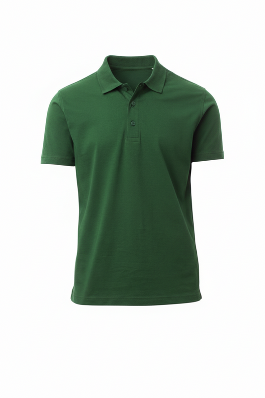 Regular Fit Men's Jersey Polo Dark Green