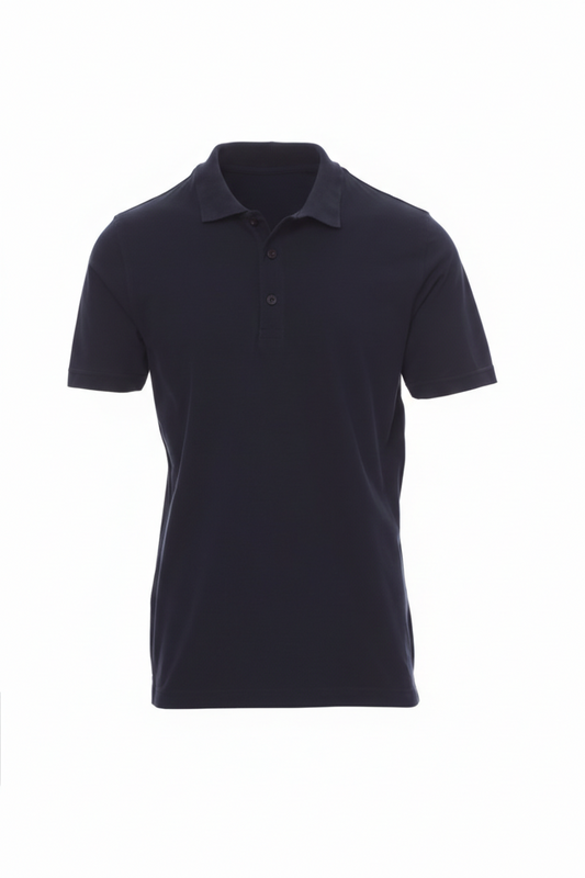 Regular Fit Men's Jersey Polo Navy Blue