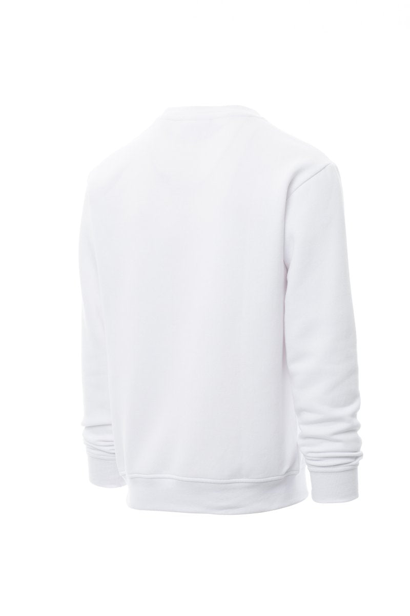 White Sweatshirt Round Neck (Crew Neck)