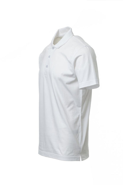 Regular Fit Men's Jersey Polo White