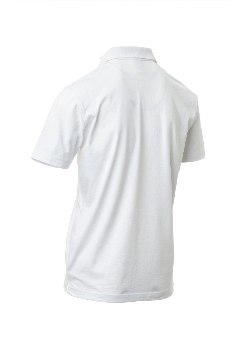 Regular Fit Men's Jersey Polo White