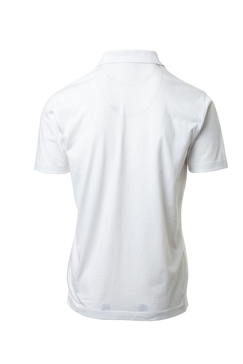 Regular Fit Men's Jersey Polo White