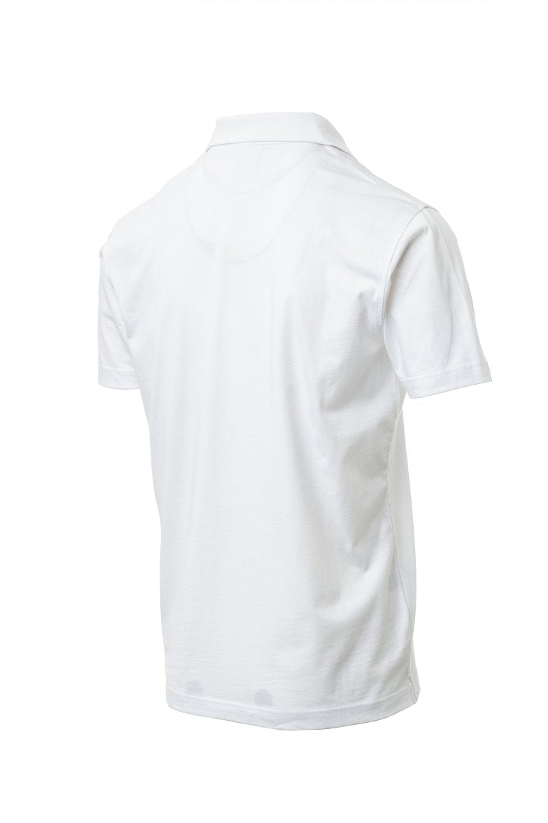 Regular Fit Men's Jersey Polo White