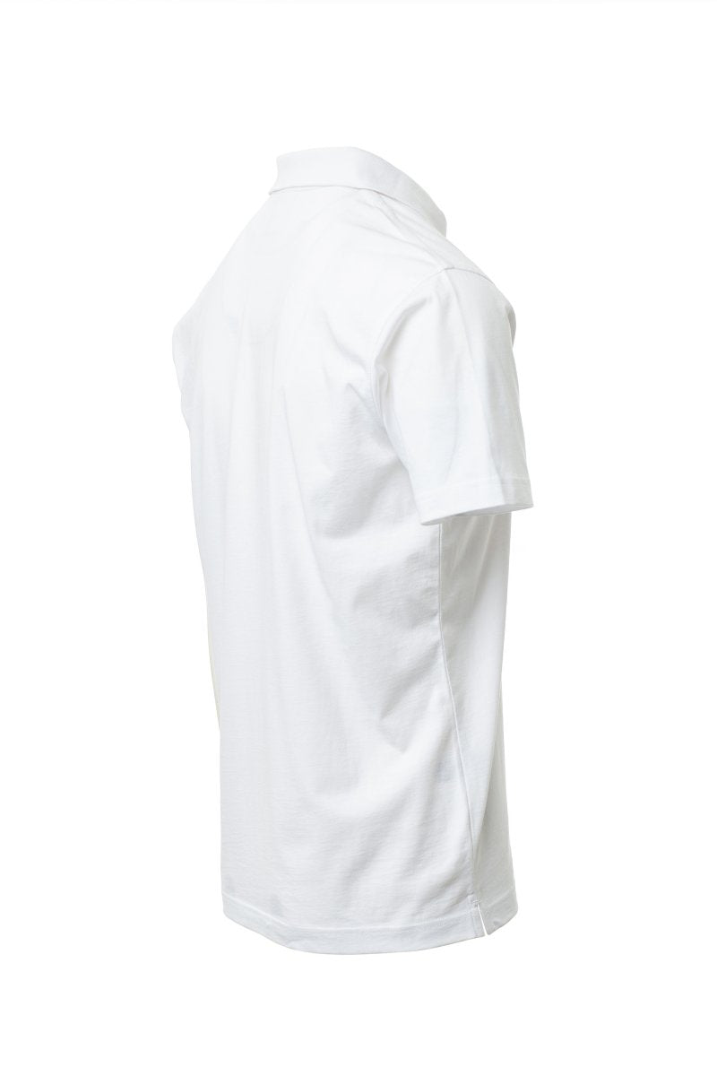 Regular Fit Men's Jersey Polo White