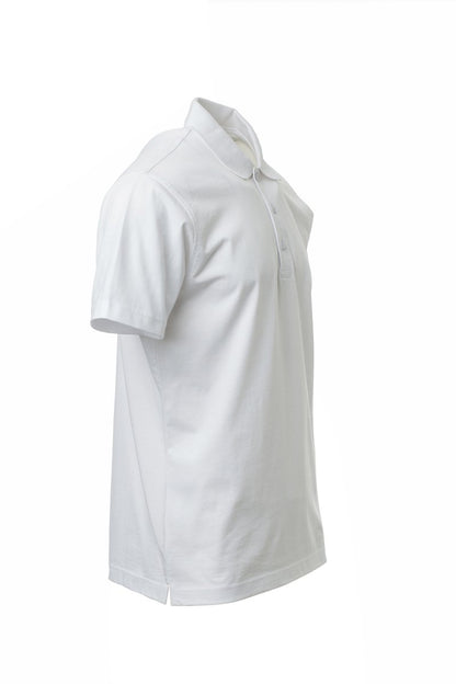 Regular Fit Men's Jersey Polo White