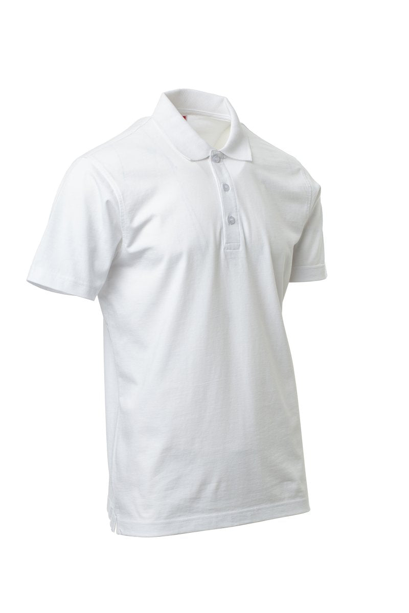 Regular Fit Men's Jersey Polo White