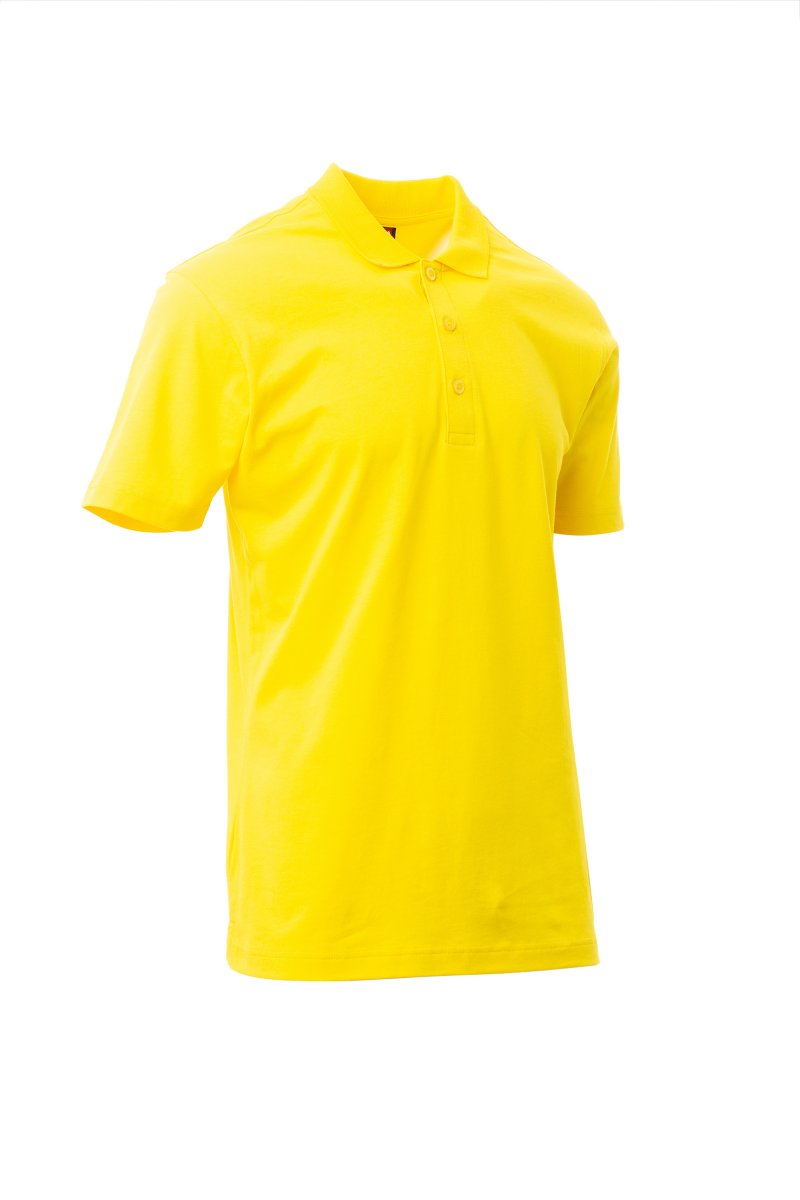 Regular Fit Men's Jersey Polo Yellow