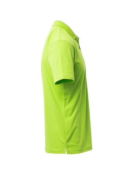 Regular Fit Men's Jersey Polo Lemon Green