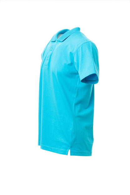 Regular Fit Men's Jersey Polo Light Blue