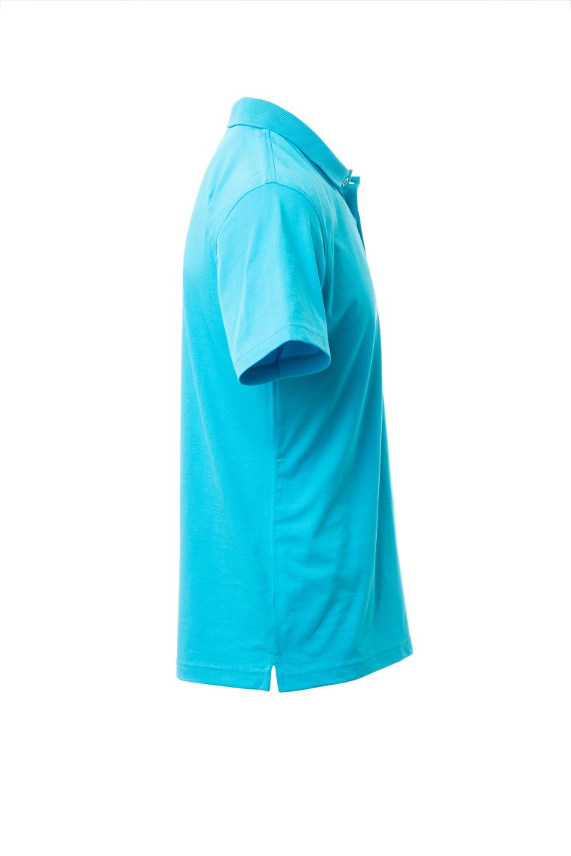 Regular Fit Men's Jersey Polo Light Blue