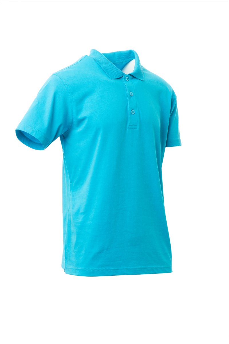 Regular Fit Men's Jersey Polo Light Blue