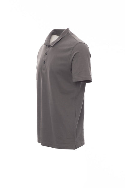 Regular Fit Men's Jersey Polo Smoke