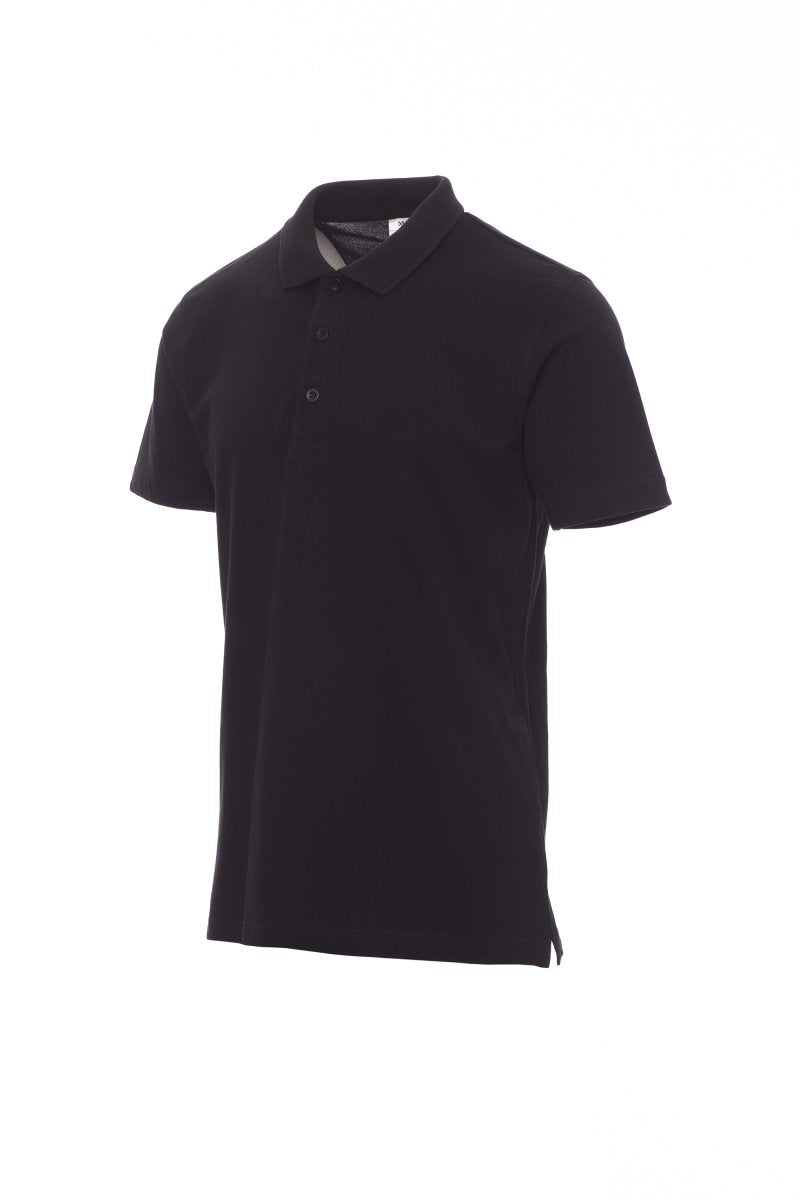 Regular Fit Men's Jersey Polo Black