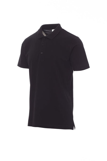 Regular Fit Men's Jersey Polo Black