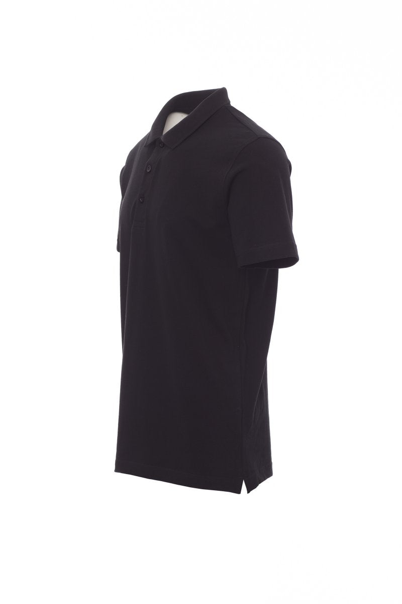 Regular Fit Men's Jersey Polo Black