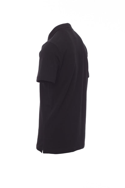 Regular Fit Men's Jersey Polo Black