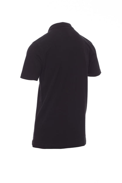 Regular Fit Men's Jersey Polo Black