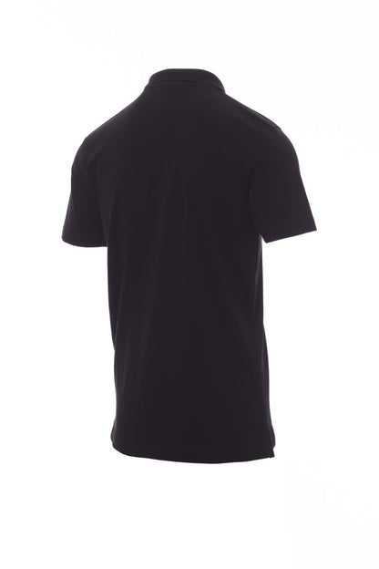 Regular Fit Men's Jersey Polo Black