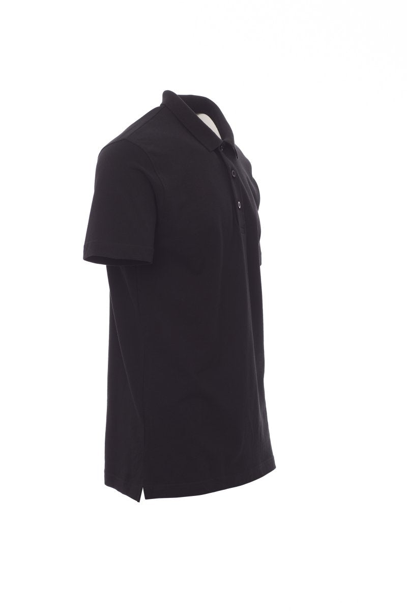 Regular Fit Men's Jersey Polo Black