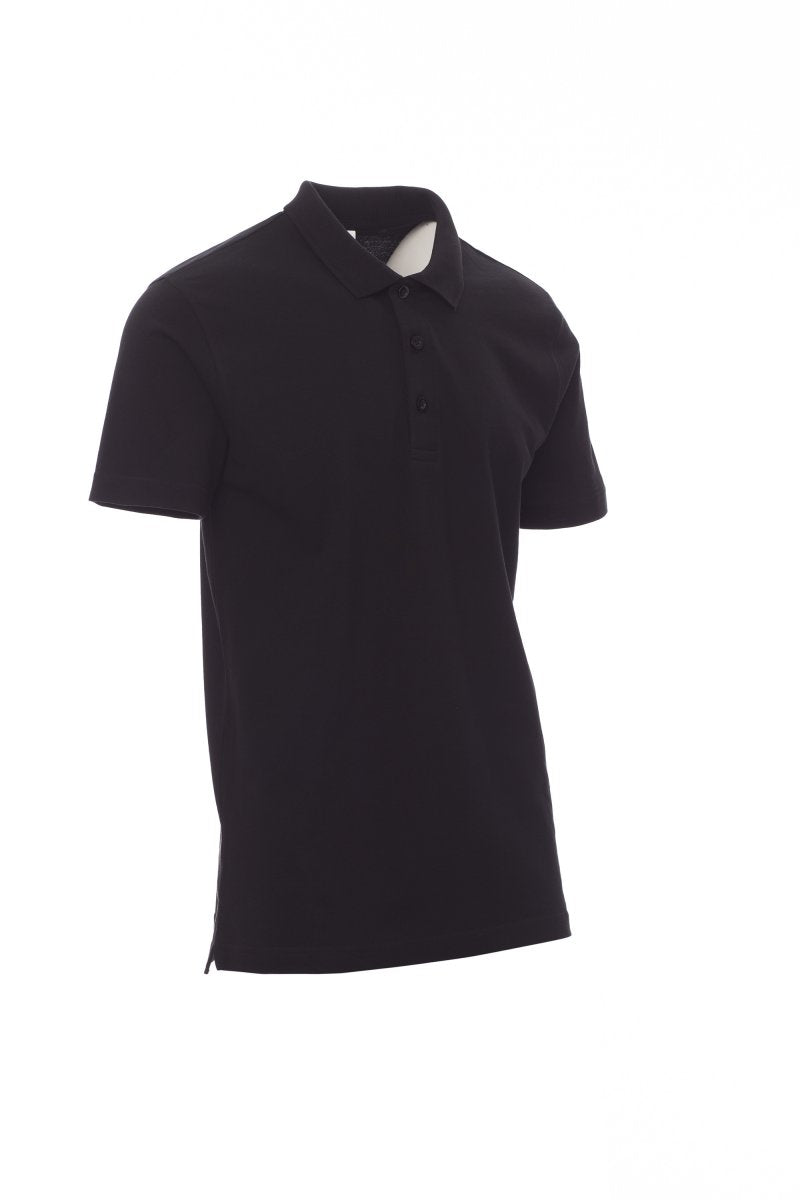 Regular Fit Men's Jersey Polo Black