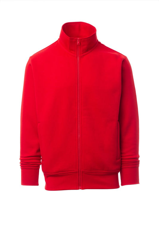 Red Full Zip with Welt Pocket