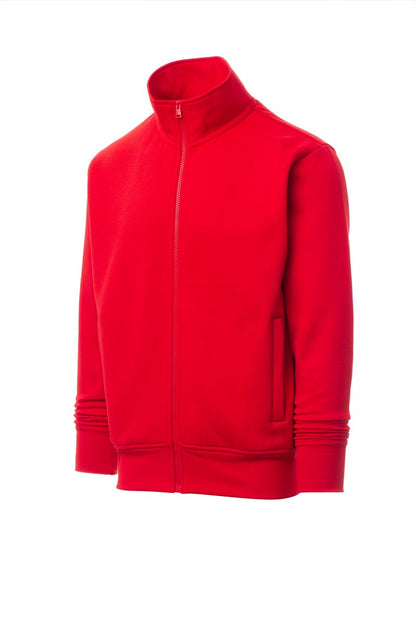 Red Full Zip with Welt Pocket