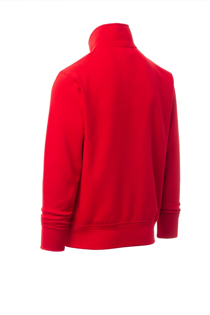Red Full Zip with Welt Pocket