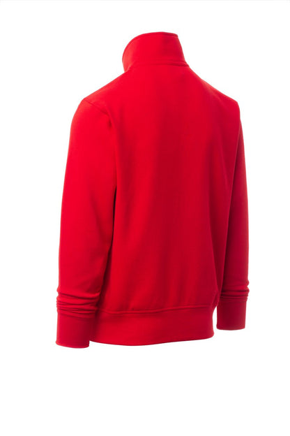 Red Full Zip with Welt Pocket