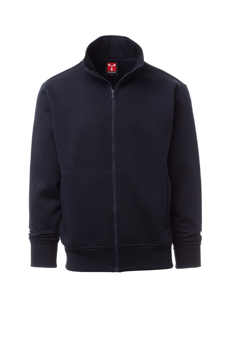 Navy Full Zip with Welt Pocket