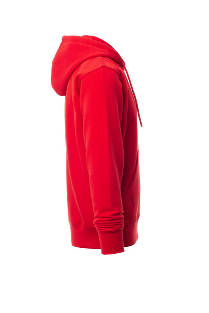 Red Zip Hoodie with Kangaroo Pocket