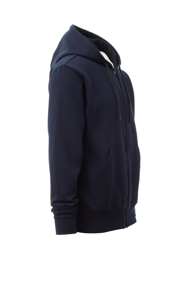 Navy Zip Hoodie with Kangaroo Pocket