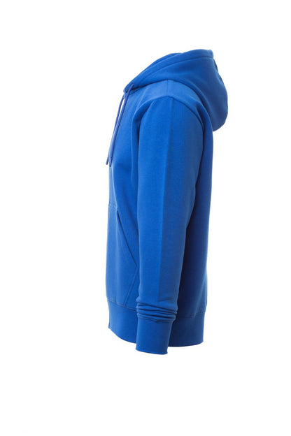 Royal Blue Zip Hoodie with Kangaroo Pocket