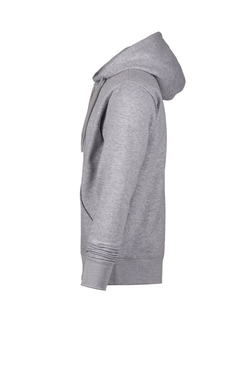 M.Grey Zip Hoodie with Kangaroo Pocket