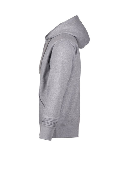 M.Grey Zip Hoodie with Kangaroo Pocket