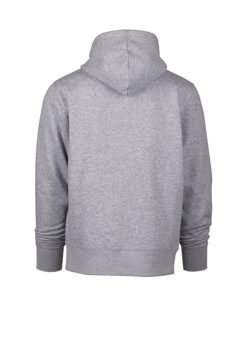 M.Grey Zip Hoodie with Kangaroo Pocket