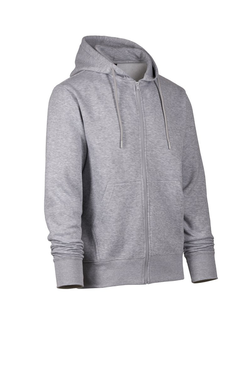 M.Grey Zip Hoodie with Kangaroo Pocket