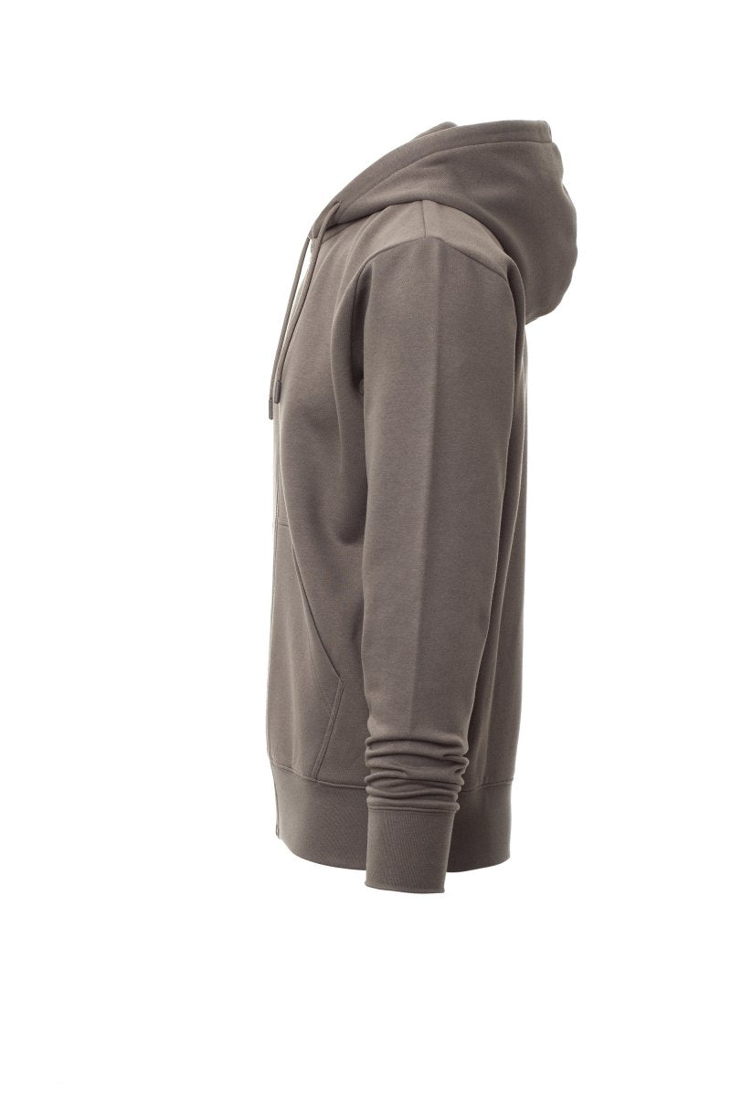 Smoke Zip Hoodie with Kangaroo Pocket