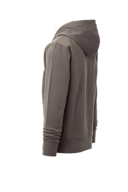 Smoke Zip Hoodie with Kangaroo Pocket