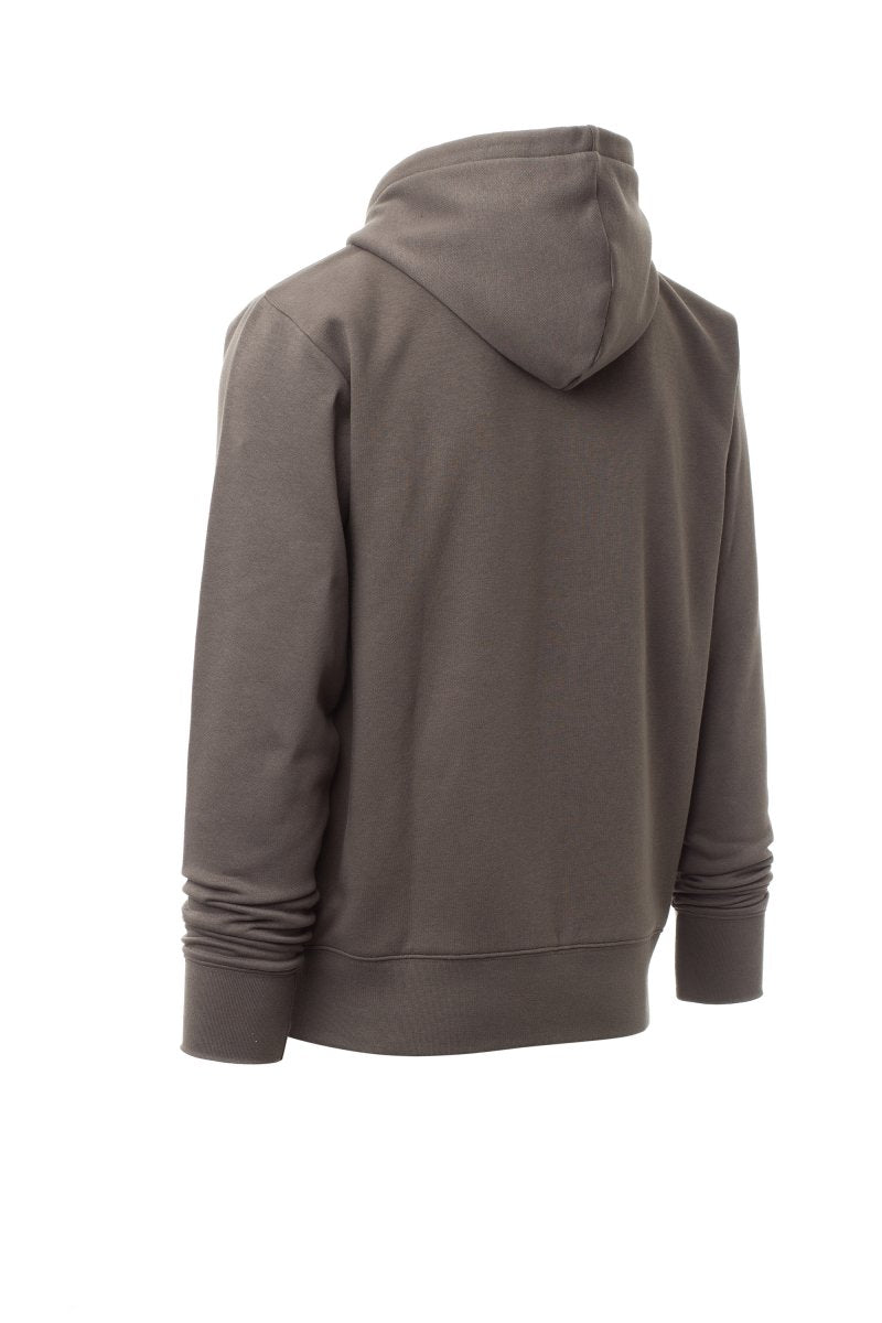 Smoke Zip Hoodie with Kangaroo Pocket