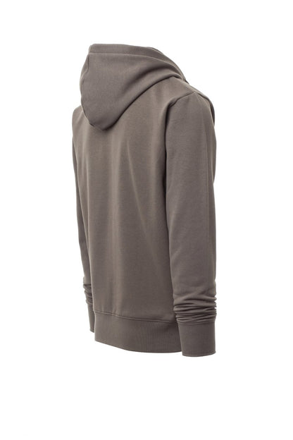 Smoke Zip Hoodie with Kangaroo Pocket
