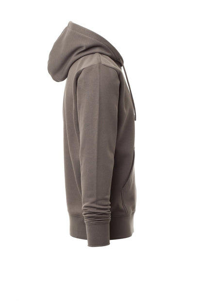 Smoke Zip Hoodie with Kangaroo Pocket