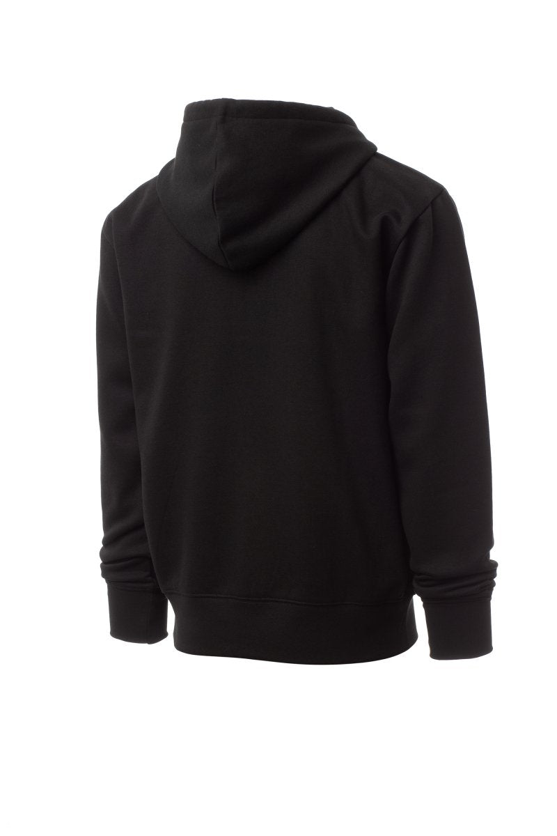 Black Zip Hoodie with Kangaroo Pocket