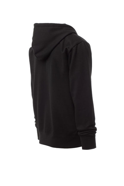 Black Zip Hoodie with Kangaroo Pocket