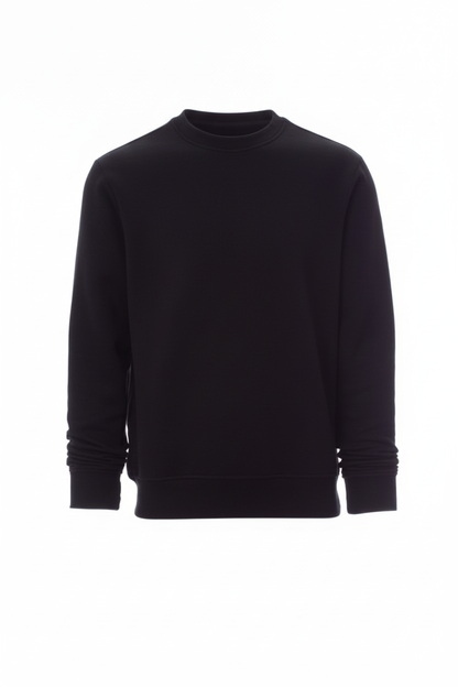 Black Sweatshirt Round Neck (Crew Neck)