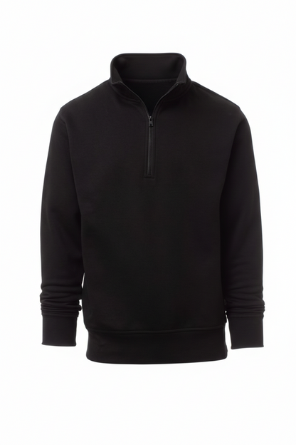 Black Quarter Zipper