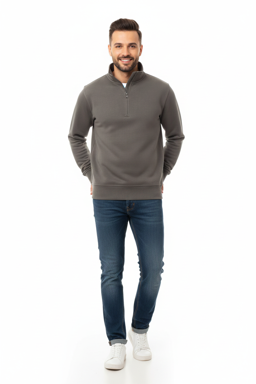 Smoke Quarter Zipper