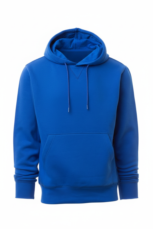 Royal Blue Hoodie with Kangaroo Pocket
