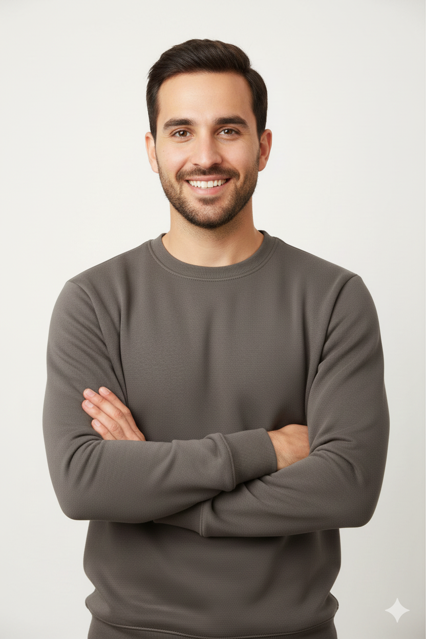 Smoke Sweatshirt Round Neck (Crew Neck)