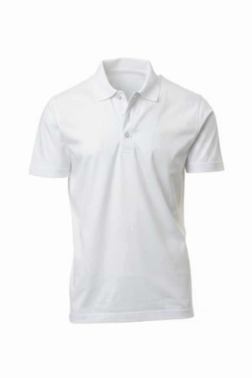 Regular Fit Men's Jersey Polo White
