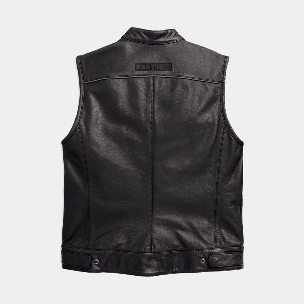 Harley Davidson Men Foster Leather Vest - Attire Arena